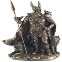 Signes Grimalt - Bronze -Figur Figuren Odin Silver Bronze 11x16x25cm 16847 - Plateado von SIGNES GRIMALT