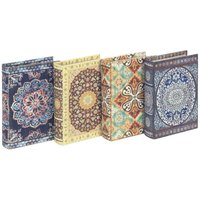 Buchkästen Dekoration Boxen Buch Mandala Set 4U Boxen Multicolol Buch 10x14x3cm 22339 - Signes Grimalt Buchkästen Dekoration Boxen Buch Mandala Set 4U Boxen Multicolol Buch 10x14x3cm 22339 - Signes Grimalt von SIGNES GRIMALT