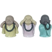 Signes Grimalt - Buddha -Figurenfiguren Buddha sieht nicht/hey/spricht set 3U mehrfarbig Buddhas 10x14x18cm 10969 - Multicolor von SIGNES GRIMALT