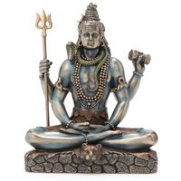 Buddha -Figurenfiguren Shiva -Figur Bronze Rohöl 7x13x15cm 24295 gesendet - Crudo - Signes Grimalt von SIGNES GRIMALT