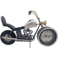 Signes Grimalt - Dekorationsschule Vintage Motorcycle Clock Black Dumess Uhren 21x7x35cm 26980 - Negro von SIGNES GRIMALT