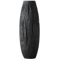 Signes Grimalt - Dekorationsvase Dekorative Vase Schwarze Tabletts 16x16x46cm 27083 - Negro von SIGNES GRIMALT