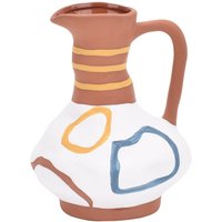 Dekorationsvase Dekorative Vase -Vasen und brauner Halter 12x13x16cm 29954 - Marrón - Signes Grimalt von SIGNES GRIMALT