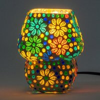 Dekorative Mosaik-Tischlampe im Ethno-Stil Dekorative Mosaik-Tischlampe im Ethno-Stil von SIGNES GRIMALT