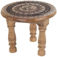 Dekorativer Hocker „Sonne und Mond“ – Modernes Ethno-Design – Perfekt für Wohnzimmer, Schlafzimmer und Ruheräume Dekorativer Hocker „Sonne und Mond“ – Modernes Ethno-Design – Perfekt für Wohnzimmer, Schlafzimmer und Ruheräume von SIGNES GRIMALT