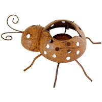 Signes Grimalt - Dekorativer Marienkäfer-Kerzenhalter – ideal als Geschenk und Heimdekoration von SIGNES GRIMALT