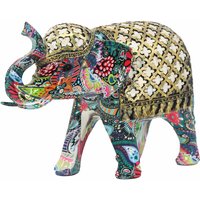 Signes Grimalt - Elefantenfigur Figuren Goldtier -Elefant Abbildung 11x28x20cm 28710 - Dorado von SIGNES GRIMALT