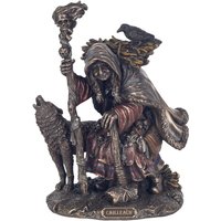 Signes Grimalt - Figurenfiguren Figur Witch Cailleach Bronze Silber 10x15x17cm 30184 - Plateado von SIGNES GRIMALT