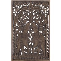 Signes Grimalt - Holz Holzplattenwand Elefantenwand adorno braune Holzplatten 70x1x45cm 26915 - Marrón von SIGNES GRIMALT