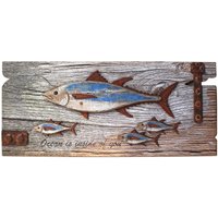 Signes Grimalt - Holz Holzplattenwand Wandleute braune Holzplatten 2x70x30cm 30104 - Marrón von SIGNES GRIMALT