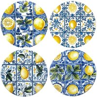 Keramik-Untersetzer mit Zitronen-Design – 4er-Set – perfektes Geschenk für Dekorations- und Küchenliebhaber Keramik-Untersetzer mit Zitronen-Design – 4er-Set – perfektes Geschenk für Dekorations- und Küchenliebhaber von SIGNES GRIMALT