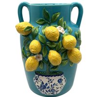 Kleine dekorative Zitronenvase im mediterranen Stil aus Keramik, ideal für Geschenke und Heimdekoration Kleine dekorative Zitronenvase im mediterranen Stil aus Keramik, ideal für Geschenke und Heimdekoration von SIGNES GRIMALT