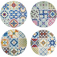 Signes Grimalt - Kochbeiträge Hydraulische Untersetzer 4 Multicolor -Postavas -Einheiten 11x11x1cm 27583 von SIGNES GRIMALT