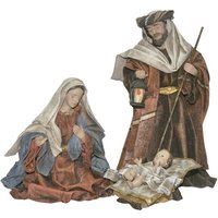 Krippe 3-teilig zur Weihnachtsdekoration aus hochwertigem Harz Krippe 3-teilig zur Weihnachtsdekoration aus hochwertigem Harz von SIGNES GRIMALT