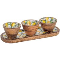 Lemons Tablett mit Schalenboxen und Tabletts Gelbe Tablett - 3x38x13cm - Signes Grimalt Lemons Tablett mit Schalenboxen und Tabletts Gelbe Tablett - 3x38x13cm - Signes Grimalt von SIGNES GRIMALT