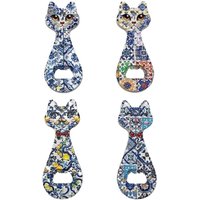 Lustiger Katzen-Flaschenöffner – 4er-Set mit originellen Designs – Ideal für Küche und Geschenk – Praktische Utensilien Lustiger Katzen-Flaschenöffner – 4er-Set mit originellen Designs – Ideal für Küche und Geschenk – Praktische Utensilien von SIGNES GRIMALT