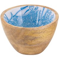 Mini dekorative nautische Marine-Fischschale aus Holz Mini dekorative nautische Marine-Fischschale aus Holz von SIGNES GRIMALT
