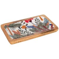 Signes Grimalt - Mittelgroße Tablettboxen und Tabletts Rechteckiges braunes Tablett – 3 x 25 x 15 cm von SIGNES GRIMALT