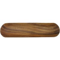 Signes Grimalt - Ovales Utensilientablett Ovales braunes Tablett – 3 x 41 x 11 cm von SIGNES GRIMALT