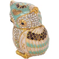 Owl Miniatures Schmuckkästchen Braune Schmuckschatulle – 3 x 4 x 3 cm - Signes Grimalt von SIGNES GRIMALT
