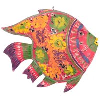 Red Fish Sailor Kerzenhalter Rote Fischfigur – 49 x 65 x 18 cm - Signes Grimalt von SIGNES GRIMALT