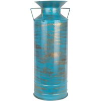 Signes Grimalt - 60 cm große dekorative blaue Ethno-Vase aus Weißblech für Zuhause und Büro von SIGNES GRIMALT