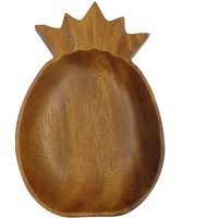 Signes Grimalt - Ananas-Utensilientablett Braunes Tablett – 4 x 26 x 15 cm von SIGNES GRIMALT