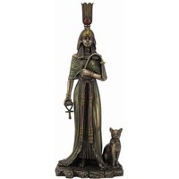 Signes Grimalt - Bronze -Figur Figuren Ägyptische Königin-Nefetitis Bronze Bronze 9x11x27cm 15252 - Dorado von SIGNES GRIMALT