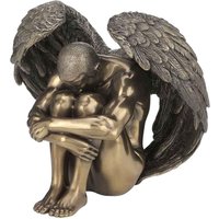 Signes Grimalt - Bronze -Figur Figuren Nackte Engel Gold Bronze 11x14x13cm 18118 - Dorado von SIGNES GRIMALT