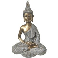 Signes Grimalt - Buddha Buddhas Graue Buddhafigur 27x19x10cm - Gris von SIGNES GRIMALT