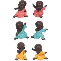 Buddha -Figurenfiguren Buddhas in Kampf 6 Diff. Multicolor Buddhas 4x8x8cm 22579 - Signes Grimalt Buddha -Figurenfiguren Buddhas in Kampf 6 Diff. Multicolor Buddhas 4x8x8cm 22579 - Signes Grimalt von SIGNES GRIMALT