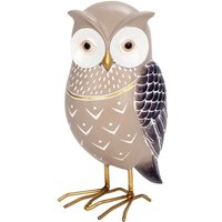 Signes Grimalt - Buhos buhos figur Beige Owl Abbildung - 16x8x8cm - Beige von SIGNES GRIMALT