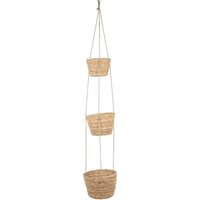 Signes Grimalt - Dekorationskorb Körbe mit beige Körben 27x27x160cm 24683 - Beige von SIGNES GRIMALT