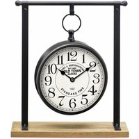 Signes Grimalt - Dekorationsschule Black School plante Uhr 10x28x32cm 28589 - Negro von SIGNES GRIMALT