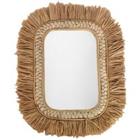Signes Grimalt - Dekorativer Spiegel aus natürlichen Palmen und Seegras für Zuhause, Bohemian-Stil, ideal für Wände und Innendekoration Signes Grimalt - Dekorativer Spiegel aus natürlichen Palmen und Seegras für Zuhause, Bohemian-Stil, ideal für Wände und Innendekoration von SIGNES GRIMALT