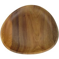 Signes Grimalt - Dreieckiges Utensilientablett Ovales braunes Tablett – 2 x 21 x 20 cm Signes Grimalt - Dreieckiges Utensilientablett Ovales braunes Tablett – 2 x 21 x 20 cm von SIGNES GRIMALT