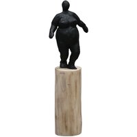 Figure Frau auf Kofferraum Braune Person Abbildung - 42x13x8cm - Signes Grimalt Figure Frau auf Kofferraum Braune Person Abbildung - 42x13x8cm - Signes Grimalt von SIGNES GRIMALT