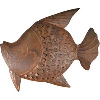Signes Grimalt - Fischfigurenvasen und Kerzenhalter Braune Fischfigur – 25 x 35 x 10 cm - Marrón von SIGNES GRIMALT