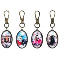 Signes Grimalt - Geschenkschlüsselkette Keychain -Bullen Set 4U Multicolorored Accessoires 2x4x12Cm 14010 von SIGNES GRIMALT
