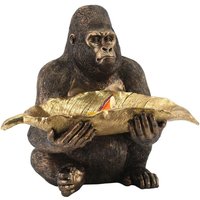 Signes Grimalt - Gorilla -Figurenfiguren Gorilla -Figur mit goldenen Tieren 31x39x38cm 27423 - Dorado von SIGNES GRIMALT