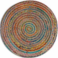 Home Textil Input Teppich Mehrfarbiger Teppich Teppich 120x120x1cm 63356 - Multicolor - Signes Grimalt von SIGNES GRIMALT