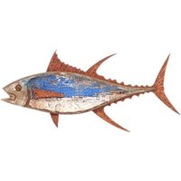 Signes Grimalt - Maritimes dekoratives Fisch-Wandornament aus Holz, 30 cm Signes Grimalt - Maritimes dekoratives Fisch-Wandornament aus Holz, 30 cm von SIGNES GRIMALT