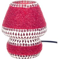 Mosaiklampe Tischlampen Rot 18x14x14cm - Rojo - Signes Grimalt von SIGNES GRIMALT