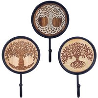 Signes Grimalt Percero Orano Wall Percha Tree Life 3U Brown Percheros 6x11x17cm 30103 von SIGNES GRIMALT