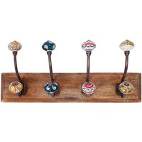 Signes Grimalt - Percha Pomos Double Percheros Brauner Hanger - 19x45x12cm Signes Grimalt - Percha Pomos Double Percheros Brauner Hanger - 19x45x12cm von SIGNES GRIMALT