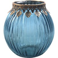 Portavela Vasen und Halter Blue Porta - 10x10x10 cm - Signes Grimalt Portavela Vasen und Halter Blue Porta - 10x10x10 cm - Signes Grimalt von SIGNES GRIMALT