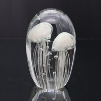 Signes Grimalt - Quallen-Briefbeschwerer aus transparentem Kristall, dekorativ, für Büro, Zuhause, Geschenk, Schreibtisch Signes Grimalt - Quallen-Briefbeschwerer aus transparentem Kristall, dekorativ, für Büro, Zuhause, Geschenk, Schreibtisch von SIGNES GRIMALT