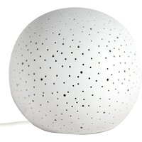 Runde Lampen Weiße Tischlampe - 14x16x16cm - Blanco - Signes Grimalt von SIGNES GRIMALT