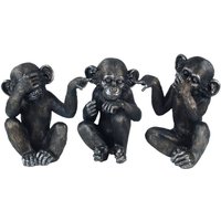 Signes Grimalt - Tierfigur Figuren Mono 3 Tiereinheiten schwarz 18x20x30cm 13883 - Negro von SIGNES GRIMALT