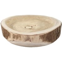Town Tray Bowl Rechteckige braune Tablett - 7x38x38cm - Signes Grimalt von SIGNES GRIMALT